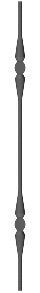 0509501 · 12 mm baluster