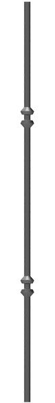 0510009 · 12 mm baluster